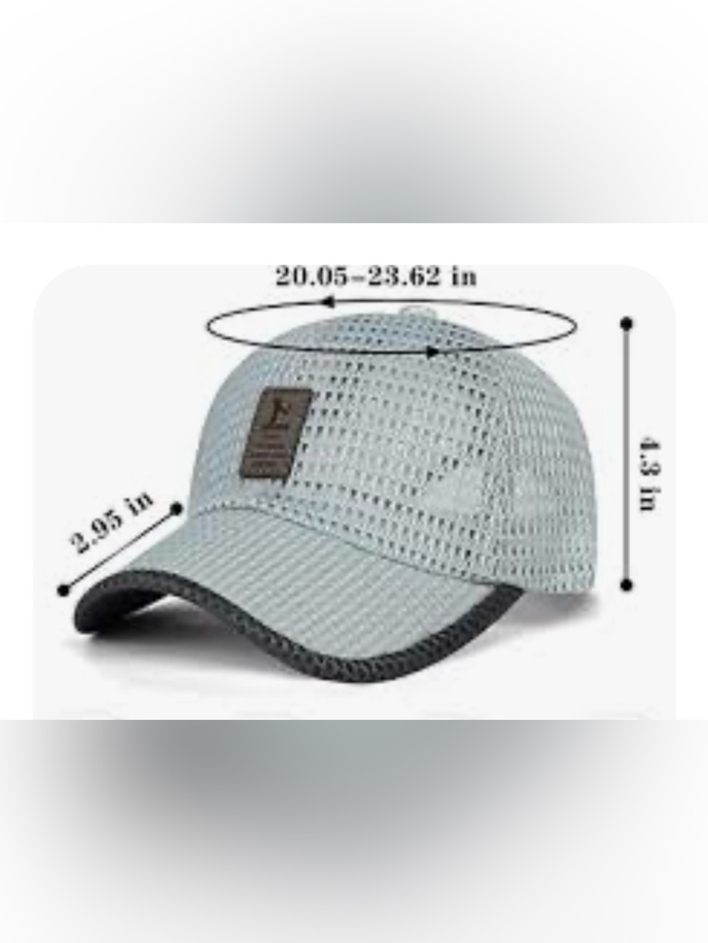 Ediko Succest The Premium Sporting Good Exclusively Grey Golf StrapbacjHat Cap